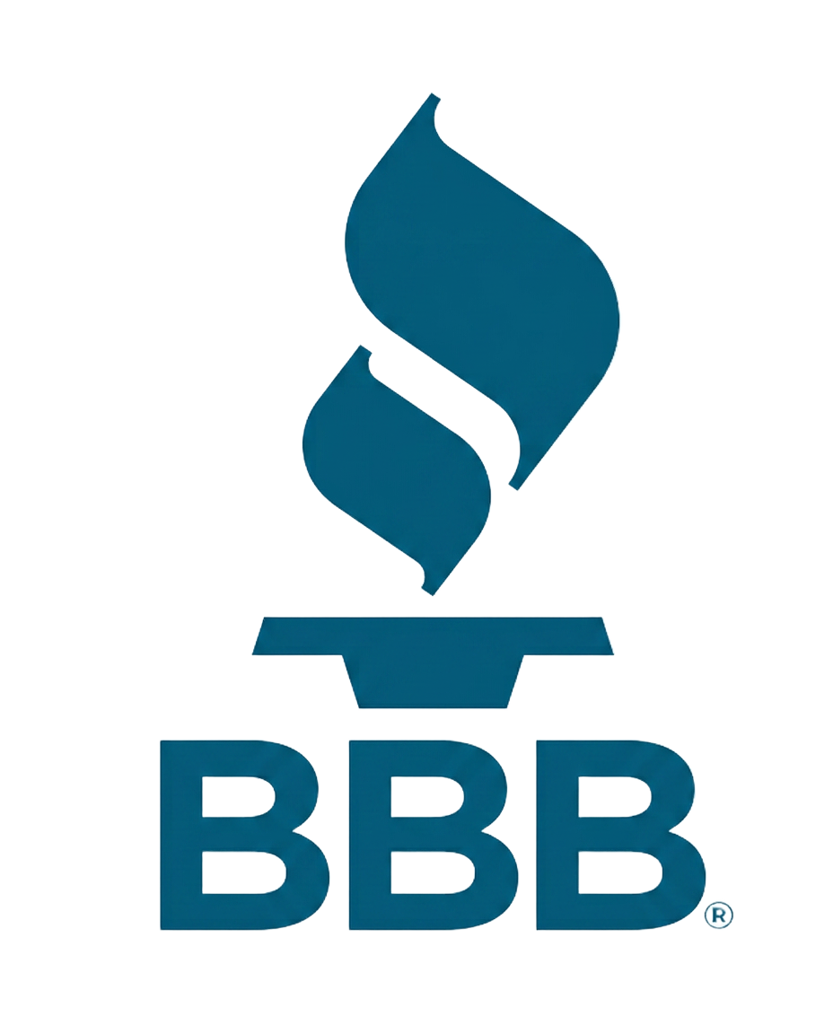 Better Business Bureau accredited roofing contractor badge